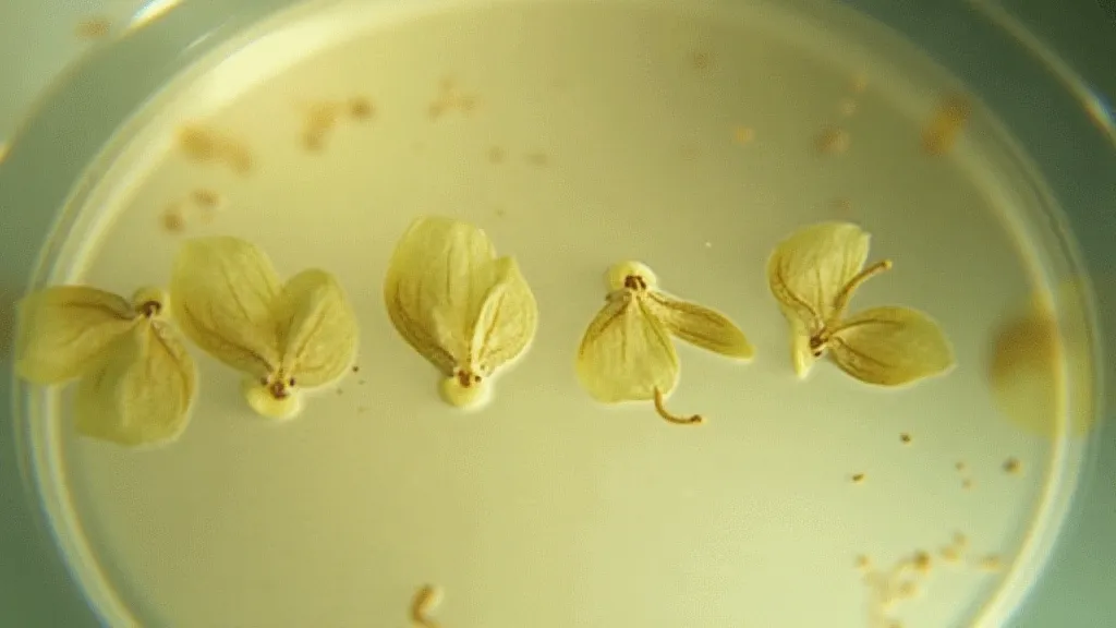 Early orchid seed germination – protocorms